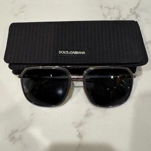 Dolce & Gabbana Black Sunglasses with Case
